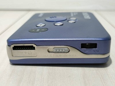 Sony WM-EX707 Cassette Player Blue Excellent /w Remote Charger Battery From JPN