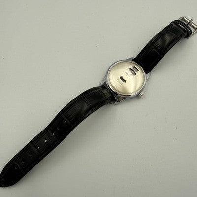 HOGA DIRECTIME 9038T AUTOMATIC 17J JUMP HOUR DISC 34.5MM VINTAGE MENS WATCH