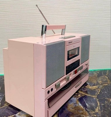 PANASONIC SG-J500 STEREO RADIO CASSETTE RECORD PLAYER PINK RARE