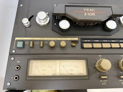 TEAC X-10R OPEN REEL TAPE DECK AUTO REVERSE 4-TRACK 2-CH SERVICED JAPAN 100V