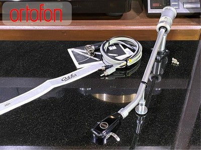 ORTOFON RMG309 TONE ARM. LONG ARMREST/PHONO CABLE TURNTABLE PARTS RECORD PLAYER
