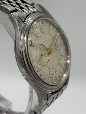 ORIS POINTER DATE SMALL SECOND 7461 AUTOMATIC WHITE DIAL MEN'S WATCH USED