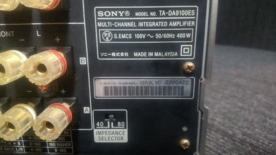 SONY TA-DA9100ES 7CH DIGITAL ES SERIES LATE MODEL