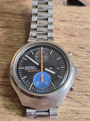 SEIKO 5 SPORTS SPEEDTIMER 6138-0020 VINTAGE AUTO CHRONOGRAPH MEN'S WATCH JDM