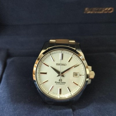 SEIKO SBGR029 GRAND SEIKO ROUND FACE JAPAN MADE STAINLESS STEEL BELT AS IS
