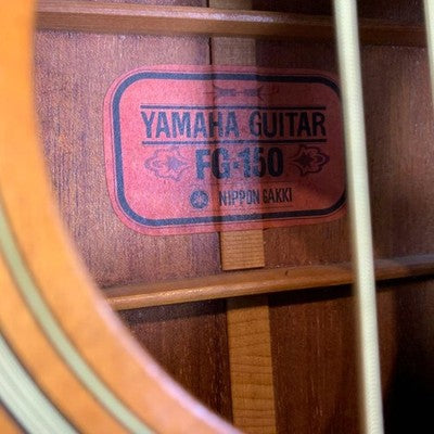 YAMAHA FG-150 RED LABEL SIDE LOGO JAPAN VINTAGE ACOUSTIC GUITAR 1970S