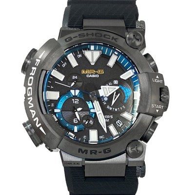 CASIO G-SHOCK MR-G FROGMAN MRG-BF1000R-1AJR TOUGH SOLAR RADIO BLACK TIDE GRAPH