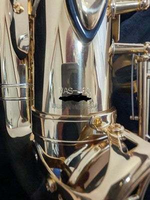 YAMAHA YAS-480 ALTO SAXOPHONE GOLD LACQUER W/CASE SERVICED EXCELLENT JAPAN