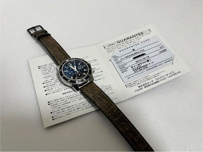 SINN 103 B SA AUTO CHRONOGRAPH PILOT WATCH AUTOMATIC MENS BOXED BLACK DIAL