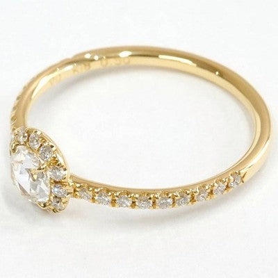 AHKAH VIVIENNE ROSE RING, 18K GOLD, 0.30CT ROSE CUT DIAMOND JAPAN SIZE 7.5