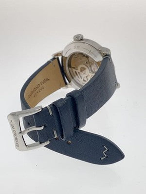 RAYMOND WEIL 2125 AUTOMATIC WATCH NAVY DIAL ANALOG MEN'S WRIST WATCH
