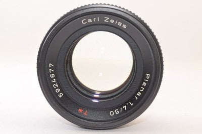 CONTAX CARL ZEISS PLANAR 50MM F1.4 T AEJ STANDARD LENS FROM JAPAN EXCELLENT+++++