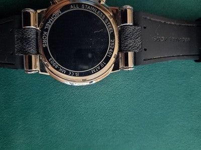 MICHAEL KORS DYLAN CHRONOGRAPH BLACK DIAL STAINLESS STEEL MEN'S WATCH MK JDM