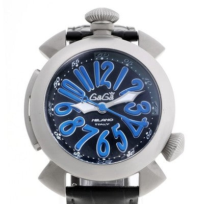 GAGA MILANO MANUALE DIVING 48MM 5040.4 AUTOMATIC MEN'S WRISTWATCH TITANIUM