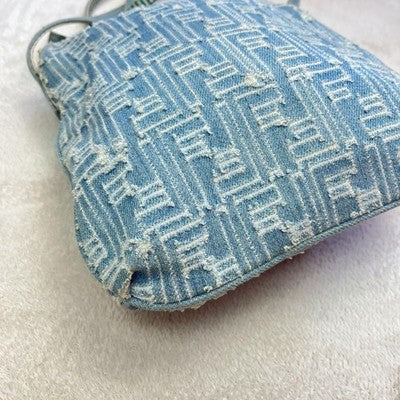 FENDI DENIM ZUCCA MAMMA BUCKET SHOULDER BAG - RARE FASHION ITEM FOR WOMEN