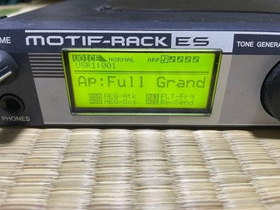 YAMAHA MOTIF RACK ES 1U RACK SYNTHESIZER MODULE TESTED WORKING MIDI RARE PRO