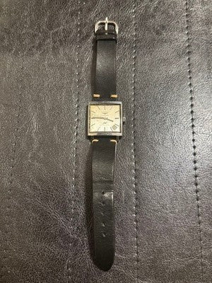 LONGINES ULTRA CHRON CAL 431 AUTOMATIC WATCH SQUARE DATE SILVER DIAL AS IS