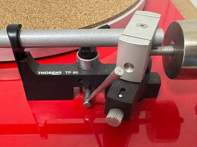THORENS TD206 TURNTABLE ANALOG RECORD PLAYER WITH BOX TESTED FROM JAPAN