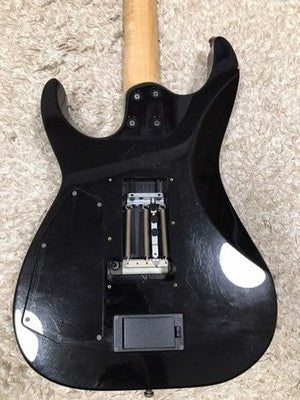 ESP M-II DELUXE ELECTRIC GUITAR BLACK CUSTOM WIRING MODDED PICKUPS JAPAN MODEL