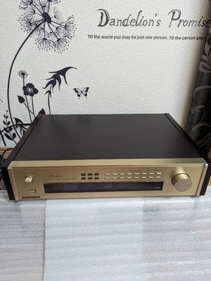 ACCUPHASE T-108 FM AM STEREO TUNER GOLD AUDIO COMPONENT USED TESTED JAPAN AS IS