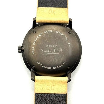 JUNGHANS MAX BILL BAUHAUS AUTOMATIC WATCH 027/4000 MEN'S EXCELLENT UNUSED W/ BOX