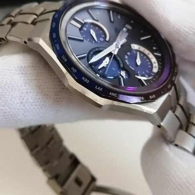 CASIO OCEANUS MANTA OCW-S5000AP-2AJF JAPAN INDIGO LIMITED EDITION TITANIUM WATCH