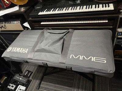 YAMAHA MM6 61-KEY SYNTHESIZER TESTED WORKING W/ ORIGINAL CASE ADAPTER JAPAN