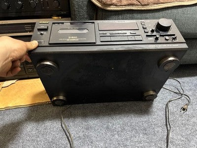 VICTOR TD-V731 3 HEAD CASSETTE DECK AUTO REVERSE SLIM DESIGN POWER TESTED