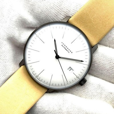 JUNGHANS MAX BILL BAUHAUS AUTOMATIC WATCH 027/4000 MEN'S EXCELLENT UNUSED W/ BOX