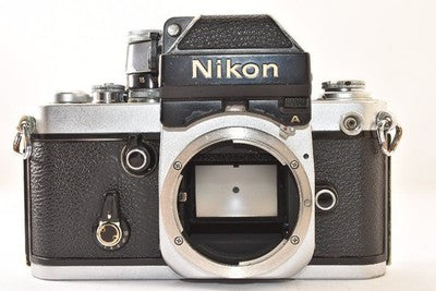 NIKON F2 PHOTOMIC A SILVER FILM SLR CAMERA FULLY MECHANICAL SHUTTER AS IS