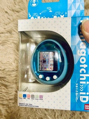 BANDAI TAMAGOTCHI ID BLUE 2009 SEALED VIRTUAL PET GAME WITH ORIGINAL BOX JP