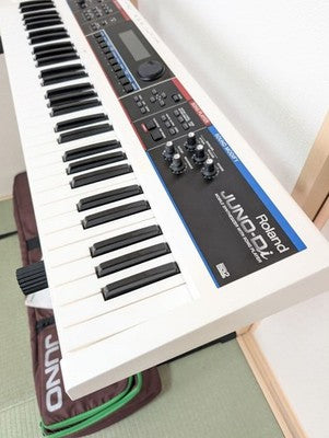 ROLAND JUNO-DI SYNTHESIZER KEYBOARD 61-KEY W/ STAND ADAPTER MANUAL FROM JAPAN