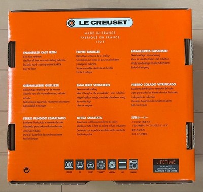 LE CREUSET COCOTTE RONDE 18CM ARTICHOKE DUTCH OVEN UNUSED ENAMELED CAST IRON