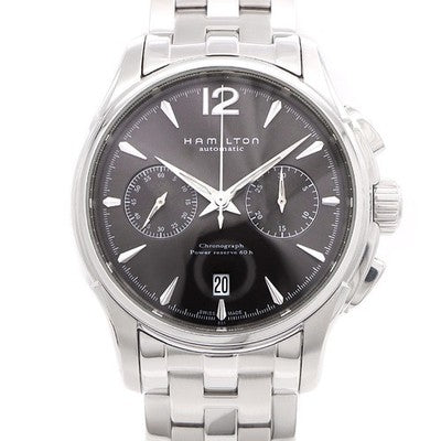 HAMILTON JAZZMASTER AUTO CHRONO H32606185 AUTOMATIC GRAY DIAL MEN'S WATCH 42MM