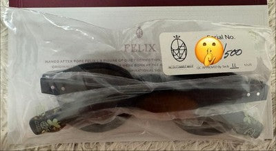 JACQUES MARIE MAGE FELIX 2 NOIR 9 BLACK SILVER LIMITED LUXURY EYEGLASSES NEW