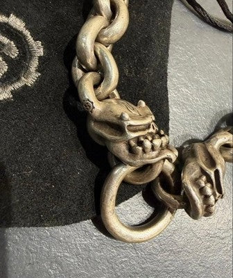 STARLINGEAR SKULL LINK SKULL HAND BRACELET STERLING SILVER 925 LIMITED JP