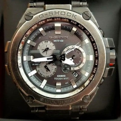 CASIO G-SHOCK MTG-S1000V-1AJF MT-G AGED FINISH SOLAR RADIO WATCH FULL SET
