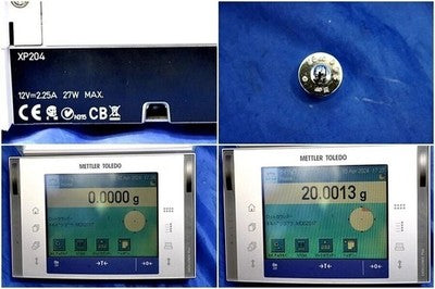 METTLER TOLEDO XP204 ANALYTICAL BALANCE DIGITAL SCALE W/ LC-P45 PRINTER AS IS