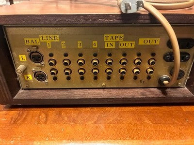 UESUGI U-BROS JUNIOR-2 TUBE PREAMPLIFIER 0 GAIN CONTROL PREAMP JAPAN 100V