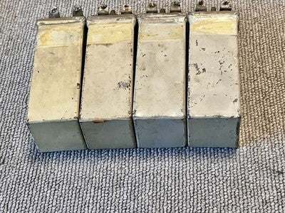 WESTERN ELECTRIC 287A 4MF CAPACITORS SET OF 4 WORKING CONDITION JP