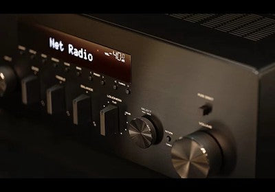 YAMAHA R-N600A SILVER INTEGRATED AMPLIFIER NETWORK RECEIVER HI-RES DAC 100V NEW