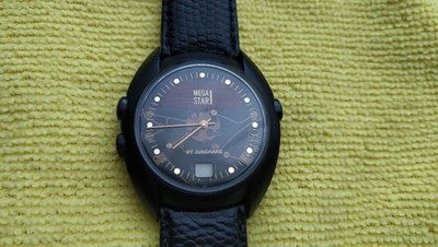 JUNGHANS MEGA STAR CASIO WEBCEPTOR ELGIN MEN'S WRISTWATCH FOR PARTS NOT WORKING