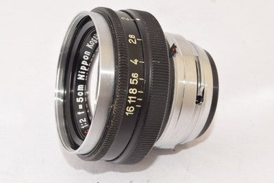 NIKON NIKKOR-H・C 5CM 50MM F2 S-MOUNT OLD LENS POPULAR AMONG CLASSIC LENSES