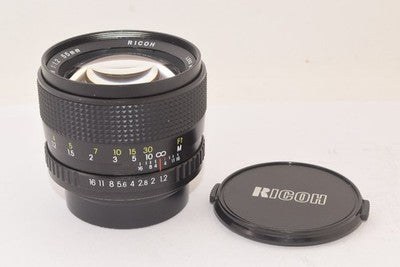 RICOH XR RIKENON 55MM F1.2 K MOUNT LARGE APERTURE STANDARD LENS AS IS