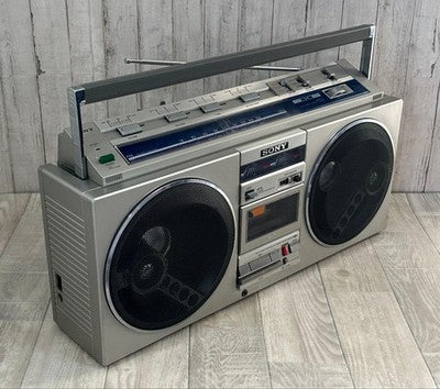 SONY CFS-77 BLUETOOTH RADIO CASSETTE BOOMBOX MAINTAINED TESTED VINTAGE JAPAN