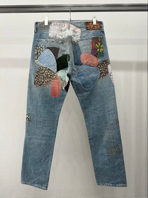 KAPITAL KR2008LP01 CISCO DENIM JEANS SIZE 34 BLUE JAPAN AUTHENTIC EXCELLENT