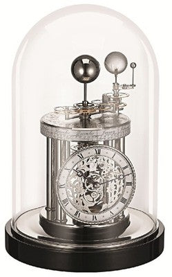 Hermle ASTROLABIUM 22836-742987 Orrery Table Clock Silver Quartz