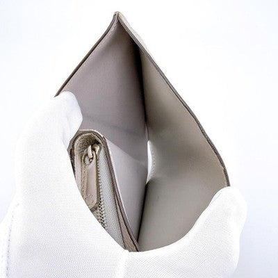 LOUIS VUITTON M80817 PORTEFEUILLE CLÉA MAHINA RFID COMPACT WALLET GRAY AUTHENTI