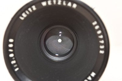 LEICA MACRO-ELMARIT-R 60MM F2.8 2-CAM WITH DEDICATED FILTER AS IS