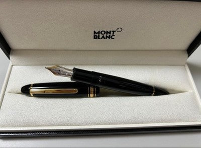 Montblanc Meisterstück LeGrand Fountain Pen Black Gold Unused /w Box From Japan